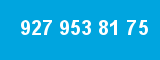 927 953 81 75 927 953 81 75
